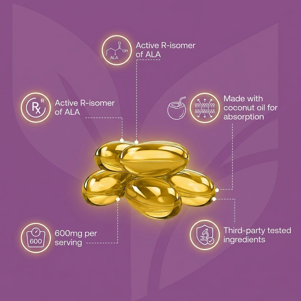 Neuroven® R Alpha Lipoic Acid Softgels